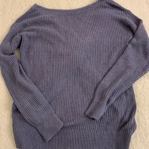 Open Back sweater
